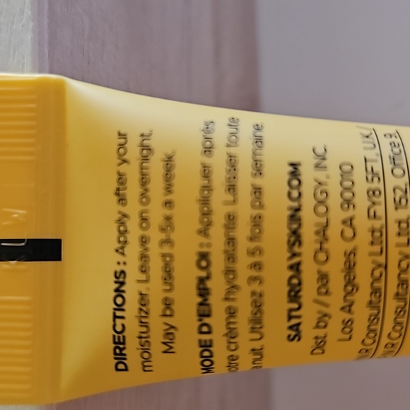 NWT 2 Saturday Skin vitamin C sleep mask .27fl oz each - Picture 3 of 7